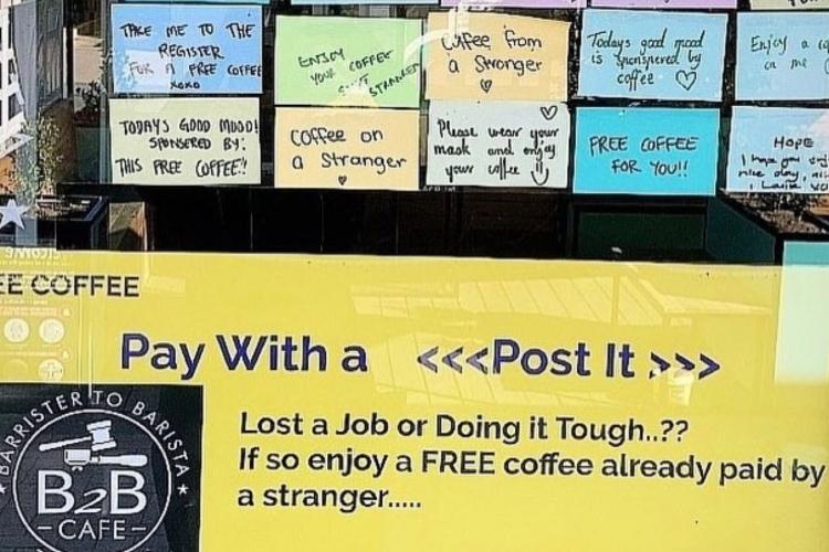 Pay it forward coffee